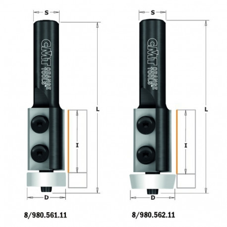 SOLID SURFACE Otsfrees WITH INSERT KNIVES HM S=12 D=22x30x83 10° RH