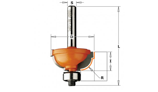CAVETTO EDGE MOLD HW S=8 D=31,7X14,3