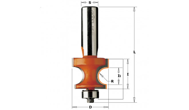 CORNER BEADING BIT HW S=8 D=22,2X15