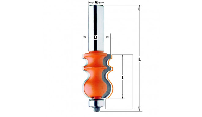 MOLDING BIT HM S=12 D=23,8X35