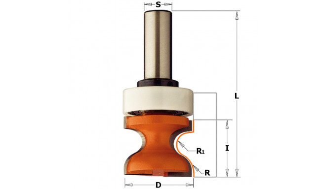 HM WINDOW SILL EDGE BIT S=12 D=31.7X25.4