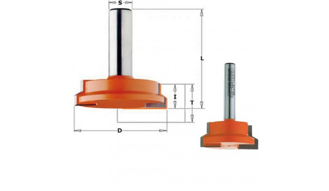 HM DRAWER ROUTER BIT S=8 D=25,4X12,7