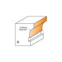 HW OVOLO SASH ROUTER BIT (F) S=8 D=22X19 R=10