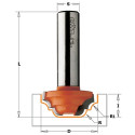 HW DECORATIVE OGEE BIT S=12 D=35X15 R=6,5/10 RH