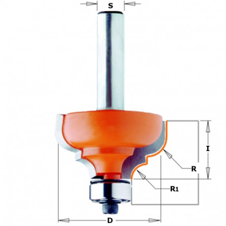 Ogee profiil sõrmfrees HM S=12 D=35x18.5