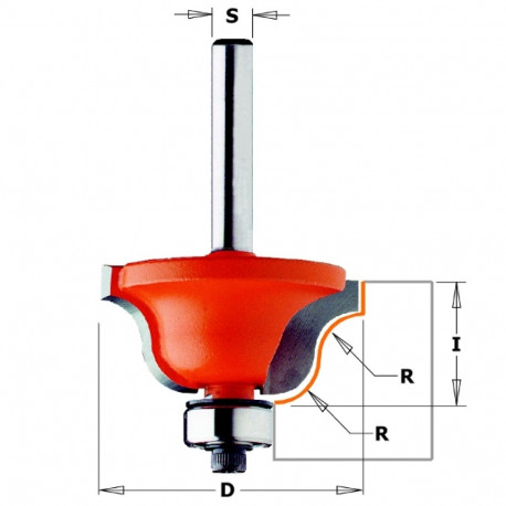ROMAN OGEE BIT HW W/BRNG S=12 D=38,1X17,3