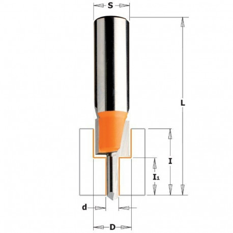 COUNTERBORE BIT -HM- S=8 D=4.36/12.7