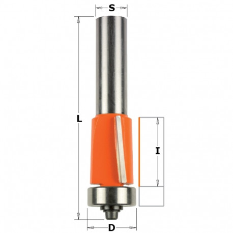 SUPER-DUTY FLUSH TRIM BIT S=12 D=19X25,4X87