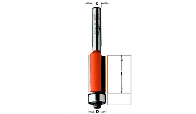 FLUSH TRIM BIT HW S=8 D=12,7X12,7