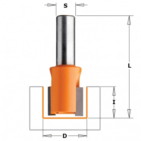 Hinge recesser bit S=8 D=18x12.5x57.15