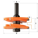 HW TENON CUTTING ROUTER BIT S=12 D=75X31,7