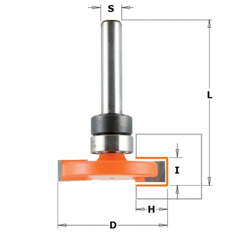 Külgserva soonefrees HM Z2 S=6.35 D=31.75x6.35 RH