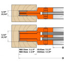 Reguleeritav soonefrees D=160x4-15x40 mm