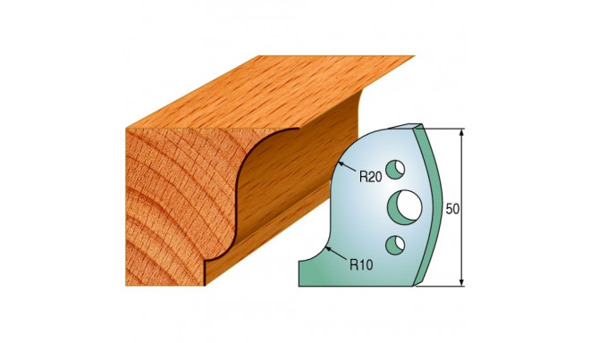 PAIR KNIVES HL 50X4mm
