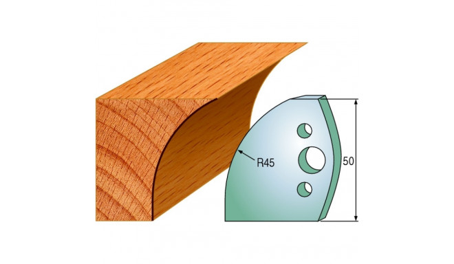 PAIR KNIVES HL 50X4mm