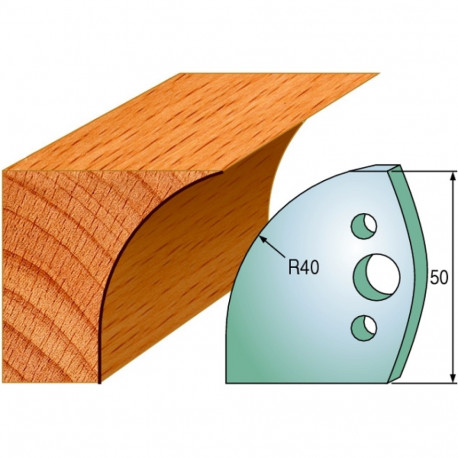Profiilterad, paar HL 50x4 mm