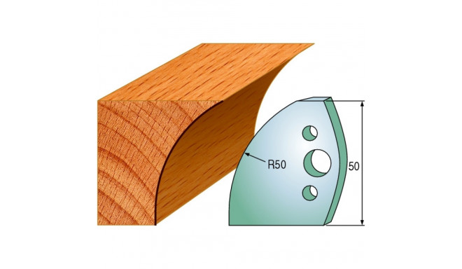 PAIR KNIVES HL 50X4mm
