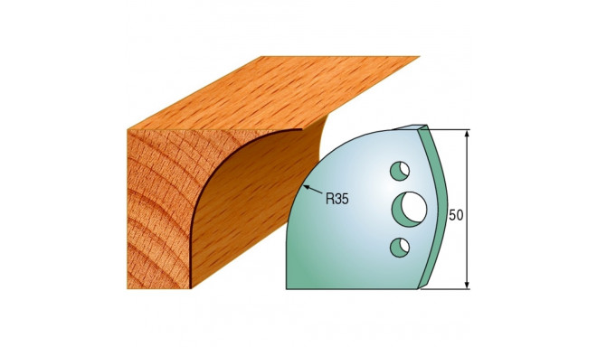 PAIR KNIVES HL 50x4mm