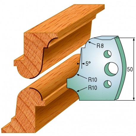 Profiilterad, paar HL 50x4 mm