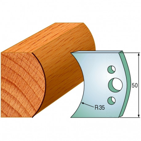 Profiilterad, paar HL 50x4 mm