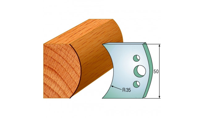 PAIR KNIVES HL 50x4mm