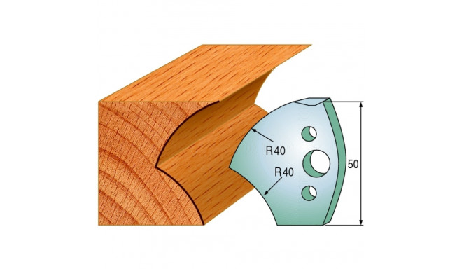 PAIR KNIVES HL 50x4mm