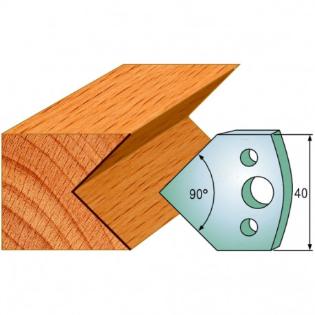Profiilterad, paar HL 40x4 mm