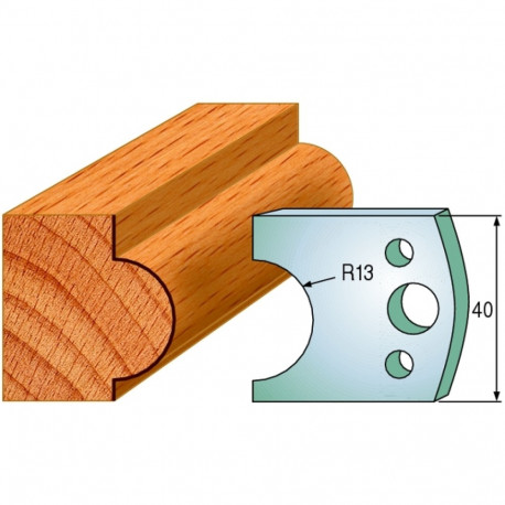 Profiilterad, paar HL 40x4 mm