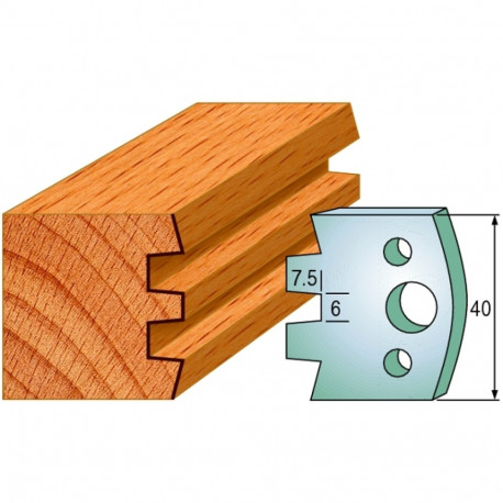 Profiilterad, paar HL 40x4 mm
