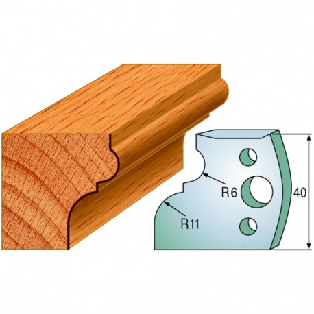 Profiilterad, paar HL 40x4 mm