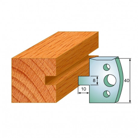 Profiilterad, paar HL 40x4 mm