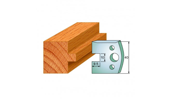 Profiilterad, paar HL 40x4 mm