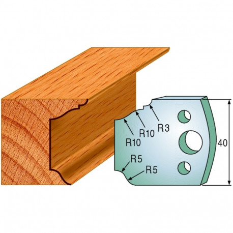 Profiilterad, paar HL 40x4 mm