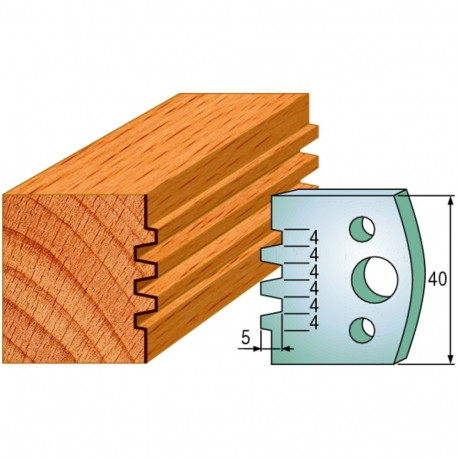 Profiilterad, paar HL 40x4 mm