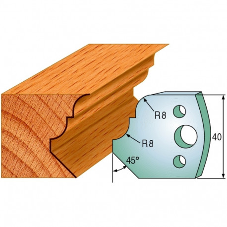 Profiilterad, paar HL 40x4 mm