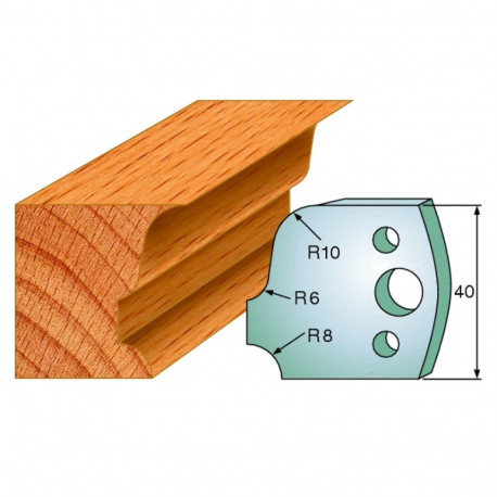 Profiilterad, paar HL 40x4 mm