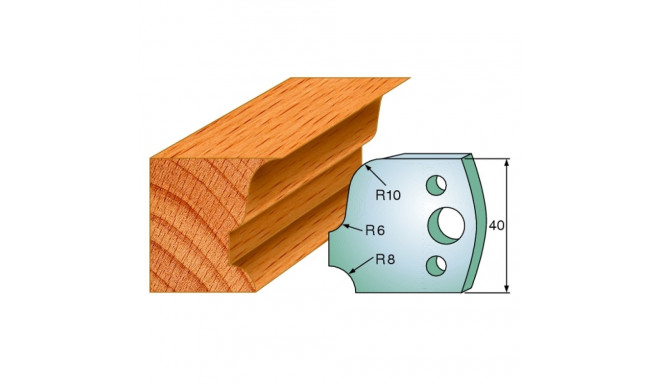 PAIR KNIVES HL 40x4mm