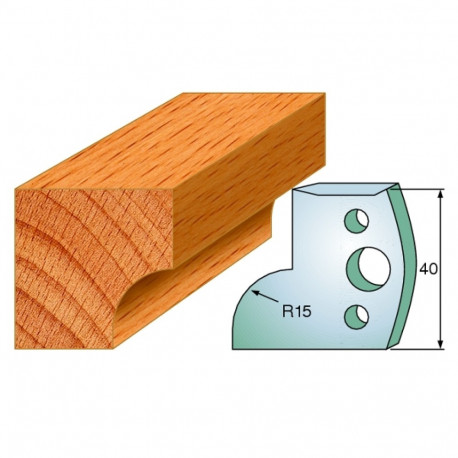 Profiilterad, paar HL 40x4 mm
