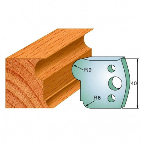 Profiilterad, paar HL 40x4 mm