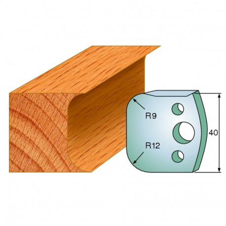 Profiilterad, paar HL 40x4 mm