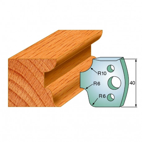 Profiilterad, paar HL 40x4 mm