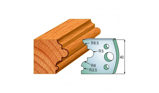 Profiilterad, paar HL 40x4 mm