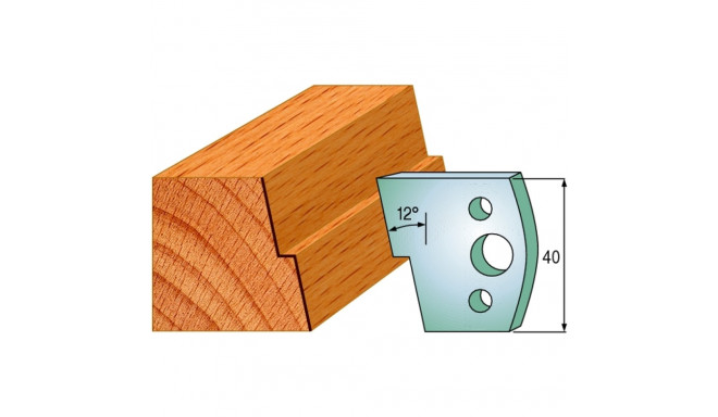 Profiilterad, paar HL 40x4 mm