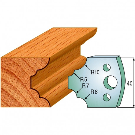 Profiilterad, paar HL 40x4 mm