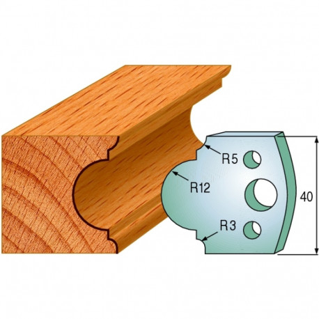 Profiilterad, paar HL 40x4 mm