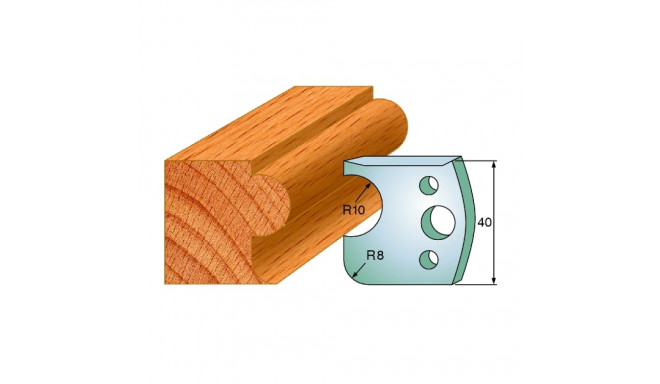 Profiilterad, paar HL 40x4 mm