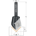 ROUTER BIT PROFILE ´´V´´ 90° W/ KNIVES HW Z1 S=6.35 D=23X11X60 RH