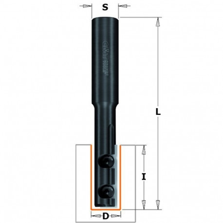 Otsfrees, laagriga Z1 S=8 D=12x28.3 RH