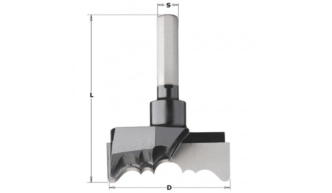ROSETTE CUTTER HW S=9,5+3FLAT D=54 RH (4)