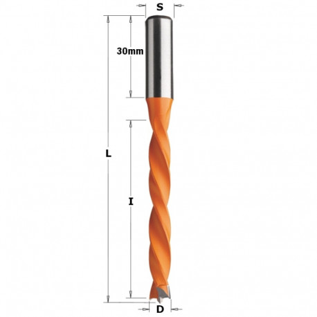 HW DOWEL DRILL S=10X30 D=7X65X105 RH